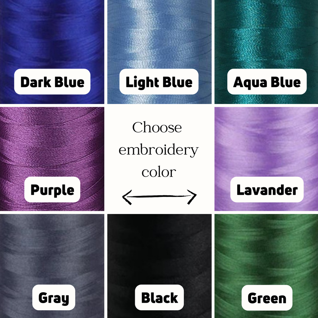 8 threads colors for embroidery